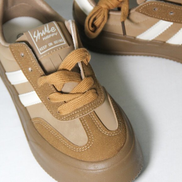 Platform Germany Army Sneakers, Womens' Trendy Stylish Comfortable Vintage - Picture 2 of 6